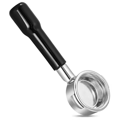 58Mm Bottomless Portafilter 2 Ear Espresso Portafilter With Filter Basket Parts For E61 Rocket, Faem