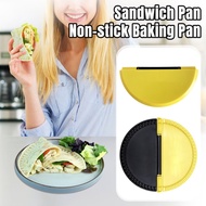[MOONWHITE]  Easy-to-use Sandwich Press Sandwich Maker Tool 2-slice Nonstick Sandwich Maker Panini Press for Easy Breakfasts Kitchen Tool for Toast Omelets and More