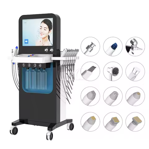 2025 Hydra Beauty Facial Machine 13 in 1 Fractional RF Skin Tightening Vacuum Hydra Dermabrasion EMS