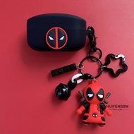 Sony WF-1000XM4 Case Cartoon Ring Lanyard Sony WF-1000XM3 Silicone Soft Case Cover Cartoon Deadpool Keychain Pendant Sony WF-SP800N Bluetooth Headphone Case Cover Sony LinkBuds WF-L900 Cover Shockproof Case Sony XB700 Case