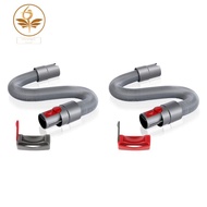 Trigger Lock and Flexible Extension Hose Compatible for Dyson V7 V8 V10 V11 Vacuum Cleaner Parts Gray