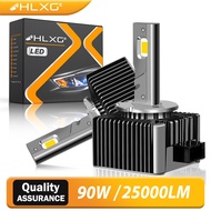 HLXG D1S D3S Led Headlights Bulbs Canbus 4300K 6500K HID D1R D2R D3R D4R D2S D4S D8S Turbo Xenon LED