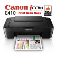 CANON PIXMA E410 ALL IN ONE PRINTER (Print,Scan,Copy) 3YEARS WARRANTY (Original) DISPLAY SET