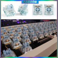 zzz 10 4PCS TTC Silent Bluish White Switches for Mechanical Keyboard Pack -Extras 3pin  Silent 42g T