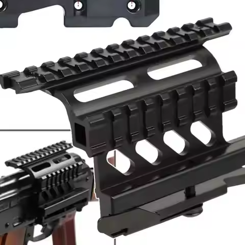 Airguns M4 16 AR15 10 Tactical AK Side Rail Mount Top Picatinny Rail Mounted Laser Scope Airsoft SAI