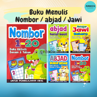 [FUNBOOK] Buku Aktiviti Belajar Menulis Bacaan &amp; Tulisan | Untuk Pembelajaran Awal Abjad Nombor Jawi