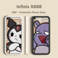 【Yoshida】For Infinix X688 Case Silicone Full Cover Anime Cartoon Pattern Phone Case Cover