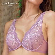 Guy Laroche Lingerie กีลาโรช เสื้อใน บราลูกไม้ ซีทรู (Kiss Collection) See through Lace Bra GB3Q87 ม