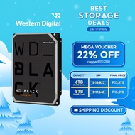 Western Digital WD BlackTM SATA 3.5" Internal Gaming HDD Storage (2TB / 4TB / 6TB / 8TB / 10TB)