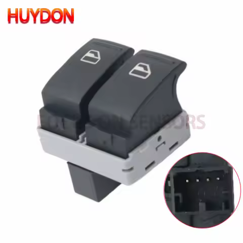 7E0959855A 7E0959855A9B9 Window Lifter Master Switch Button For Volkswagen Transporter T5 T6 V Carev