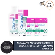 CERADAN® MOSQUITO REPELLENT CREAM 150G & 50G + CERAMOZ PATCH 10S