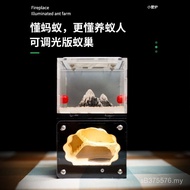 Handmade Ant Workshop Pet Castle Little Ant Nest Concrete Ant Nest Acrylic Nest Fireplace Ant YNDD