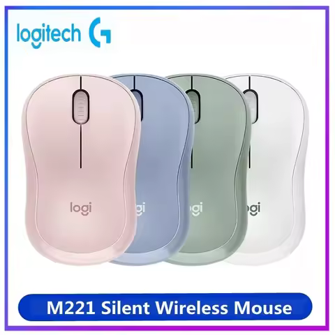 Logitech M221 Laptop Silent USB Portable Office Home Wireless Mouse Wireless Gaming Mouse Pc Mouse W