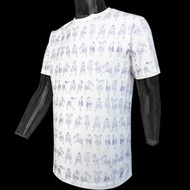 牛仔潮牌RM紅猿白色浪人圖騰印花短袖T恤  XL號