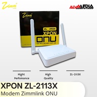 Zimmlink Modem Xpon ONU ZL-2113X Supports EPON & GPON 1GE 3FE 2.4G Wifi VOIP