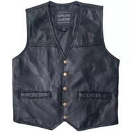 ＜1110＞Sirts Harley รถจักรยานยนต์เสื้อกั๊กหนัง Sheepskin เสื้อกั๊กผู้ชาย Windproof Waistcoat ขี่ Wais