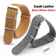 Soft Suede Leather Watch Band 22mm 20mm Universal Replacement Strap for Seiko Bracelet for Rolex Watchband Straps for Samsung Galaxy Watch 6 5 4 3 Fabric Belt Watches Accessories