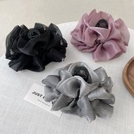 FFX FFX Star Gauze Comic Advanced Handmade Fluffy Hair Ring Grab Clip Female Back Head Hair Shark Cl