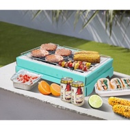 CLS Disposable BBQ Grill Set Indoor/Outdoor Barbecue Pakai Buang Panggang Instant Picnic Eco Camping