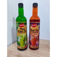 Amina Flavoured Syrup (Thai Tea, Green Tea) 750ml
