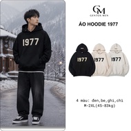 1977 Men's and Women's Hoodie Unisex Loose Form Hooded Sweatshirt for School Outings NH131