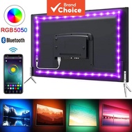 AXUS RGB 5050 LED Strip Light USB 5V Bluetooth APP Control Flexible Tape for TV Backlight Room Decor