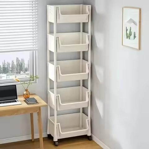 Storage Cart Snack Rack Multifunctional Storage Organizer Bathroom Accessories Cabinet Storage Rack 