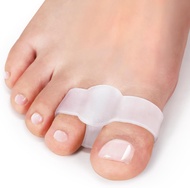 Bunion Toe Separators Corrector for Big Toe (0.29" Thick) Gel Toe Separators for Women Overlapping T