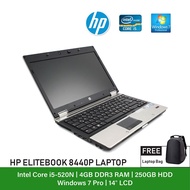 (Refurbished Notebook) HP Elitebook 8440p Laptop / Intel Core i5
