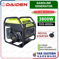 DAIDEN Gasoline Generator Inverter Type Genset Manual Starter 3800W DIG-4000io