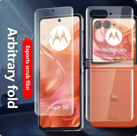 3in1 HD Full Hydrogel Film For Motorola Razr 60 50 Ultra 40 2022 50Ultra Razr40 Plus Protective Scre