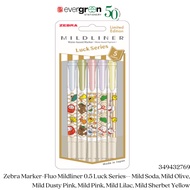 [SG] Zebra Marker-Fluo Mildliner 0.5 Luck Series [Evergreen Stationary]