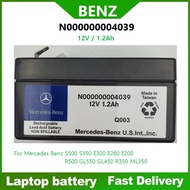 ☸BENZแท้ แบตเตอรี่สำรอง 12V1.2Ah รุ่น W221 เบอร์ N000000004039 (การประกัน 12 เดือน)