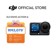 DJI Osmo Action 6 - Action Camera | 1/1.1-Inch Square Sensor | Variable Aperture | 4K 360° HorizonSt