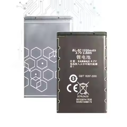 1000mAh For Nokia Vertu Ascent 2010 Signature S Design For Vertu X BL-5CV BL-5C Mobile Phone Battery