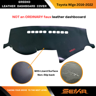 TOYOTA WIGO 2012-2022 LEATHER DASHBOARD COVER car accessories TOYOTA car accessories TOYOTA WIGO car