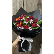 Bouquet Chenille Kawat Bulu