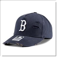 【ANGEL NEW ERA 】MLB Old Fashioned Cap 紅襪 深藍 水洗 破壞 卡車帽 帽子