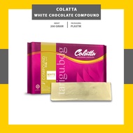 WHITE CHOCOLATE COLATTA DARK CHOCOLATE COMPOUND - DARK COKLAT BATANG - COKLAT BLOK - COKLAT PUTIH - 