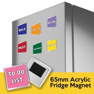 Square Fridge Magnet Kitchen Reminder Dapur 65mm Design (AFM001-AFM010)