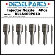 4Pcs Diesel Fuel Injector Nozzle Tips DLLA160P610 for Mitsubishi Fuso 4D33 4D34 ME014252 093500-5270