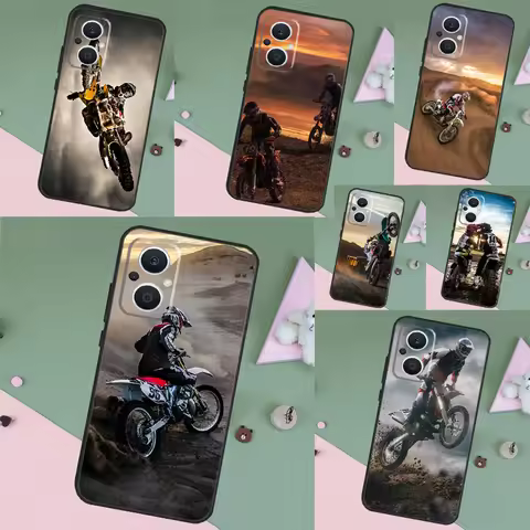 Moto Cross Motorcycle Sports Case For OPPO Reno 15F 13F 14F 12 11 F 10 14 15 Pro 7 8 Lite OPPO Find 
