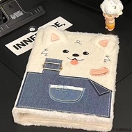 A a5 Cute Samoyed Denim Overalls Card Album Photo Album Photo Card Storage Loose-leaf Four-Grid Phot