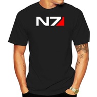 RPG Game Mass Effect 3 N7 T Shirt Men's Cloth Cosplay Costume Cotton Tshirt New Systems Alliance Mil