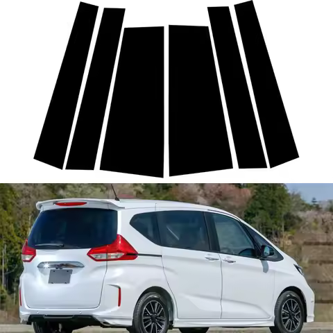 B C Pillar Stickers Window Door Column Trim Cover Decoration Styling Accessories Fit For Honda Freed