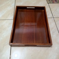 30x20x4cm square wooden tray