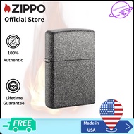 Zippo Iron Stone Design Windproof Pocket Lighter | Zippo 211 ( Lighter without Fuel Inside)การออกแบบ