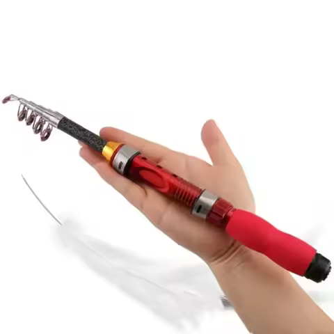 1M 1.2M 1.5M 1.7M 1.9M 2.1M Telescopic Rock Fishing Rod Spinning Fly Carp Feeder Mini Travel Fishing