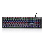 Esense 機械青軸混彩電競鍵盤-黑 13-EGK8150BK