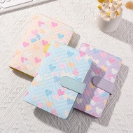 ROSEGOOD Note Pad, Loose-Leaf A6 Binder Notebook, Creative PU Leather Portable Savings Book for Cash